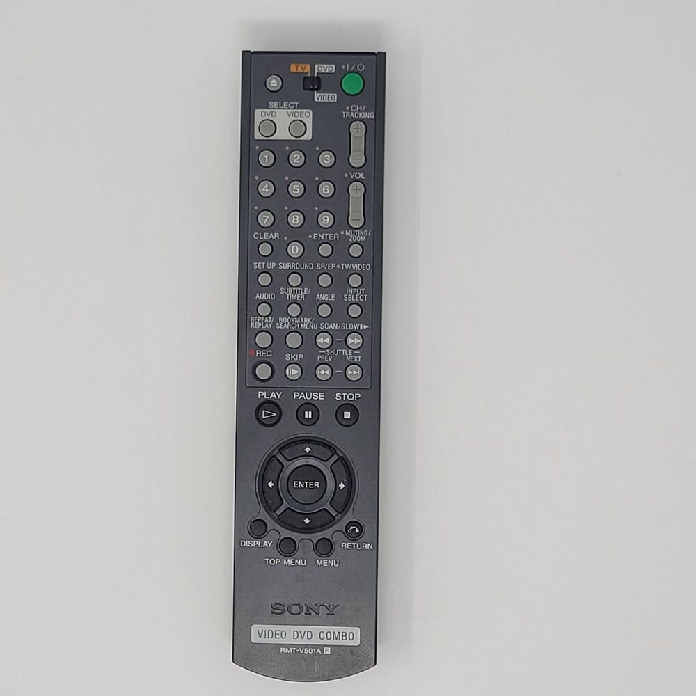 GENUINE Sony RMT-V501A DVD/VCR Combo Remote Control OEM